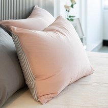 [소프라움] 라이닝 면모달 양면 베개커버 50X70 (핑크)