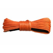 4mm x 12m 합성 윈치 라인 UHMWPE 섬유 로프 견인 케이블 자동차 액세서리 4x4/ATV/UTV/4WD/오프로드, [01] GRAY