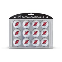 팀 골프 NHL 마크 프린트 규정 사이즈 골프공 12개, New Jersey Devils