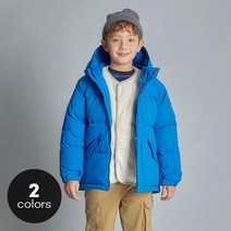 인디고키즈 아동 점퍼 가볍게 입기 딱좋은 덕 파이버 후드형 숏 패딩점퍼(2COLORS) IKJD21T01