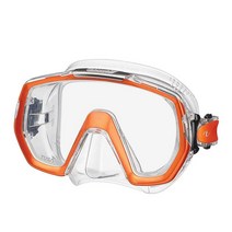 TUSA M-1003 Freedom Elite Scuba Diving Mask Black, Energy Orange