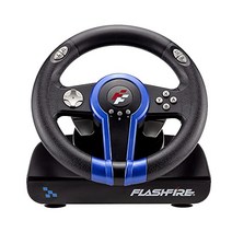 [국내 정규 대리점 상품]Nintendo Switch 레이싱 카 전용 FLASHFIRE DRIFT WHEEL 레이싱 휠 핸들 컨트롤러 일본어 설명서 포함 ES300A