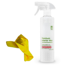바인더 인테리어 왁스 500ml 실내 레자 가죽 코팅제 보호제 광택제 드레싱 코트 + 타월, [A-1] 인테리어 왁스 + 타월