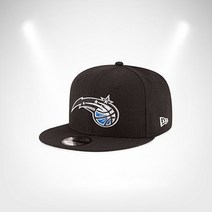 New Era NBA 올랜도 매직 성인 남성 NBA 9Fifty 팀 컬러 기본 스냅백 캡 OSFA 블랙