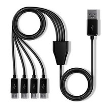 My Arcade Multi-Cable - USB Splitter Cable for Micro Player Mini Arcade Cabinets - 1 USB A to 4 Micr