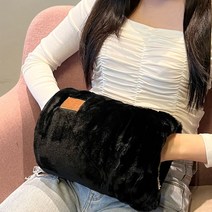 리빙베이 한양 밍크 충전식 온수찜질기 온열 전기찜질팩, 복대, 그레이