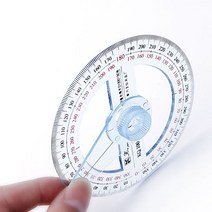 각도기 및 각도 파인더 목공 측정 도구 0 ° ~ 180 ° 각도 눈금자 플라스틱 각도기 측정 도구, 보여진 바와 같이