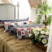 리빙하우스/무료배송/솜포함/순면 100%/대형/사각/롱 쿠션/바디필로우/긴베개, 잉글랜드