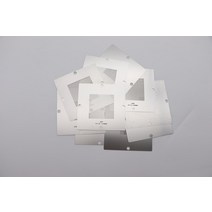 납땜인두기 BGA 리볼링 스테이션 키트 90x90mm 납땜 10 개 범용 스텐실 볼 공구 SMT 재작업 수리, 01 10pcs 90mm Stencils