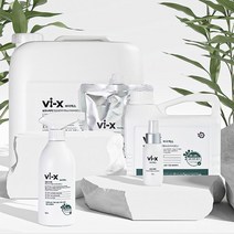 바이엑스 뿌리는소독제 살균 소독 스프레이 미산성차아염소산수 살균소독제 살균수 소독수 리필, 500ml본품 1개 + 500ml리필 4개, 1세트