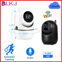 ycc365 plus 스마트 비디오 감시 카메라 1080p 클라우드 ip 카메라 자동 추적 네트워크 무선 wifi 카메라 cctv baby, 1080 화이트 64g 추가, 우리 플러그