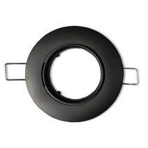 (주)블루앤엘이디 3인치 MR16 원형 매입 등기구 고급형 램프 각도조절, 1개, 블랙