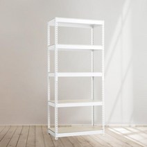 스피드랙 무볼트 조립식 앵글 철제 선반 5단 1200 x 800 x 2100, 블랙, 9mm 양면코팅 보드