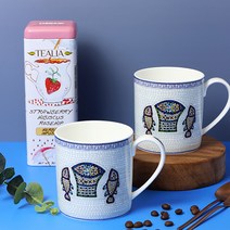 한국도자기본차이나 오병이어 머그컵세트 2P, 선물포장O