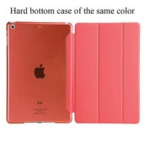 아이팟 미니IPad Air 1 2 for ipad 9.7 2018 5 세대 6 소프트 하드 마그네슘 Pu 가죽 스탠드 커버 케이스, 06 red