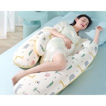 임산부 베개 항균 바디필로우 허리 쿠션 애착인형 롱쿠션, 사하라 양면