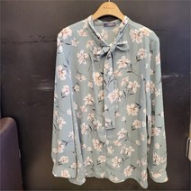 탑이슈 꾸즈 NC05 리본물실크브라우스 CCp115b1