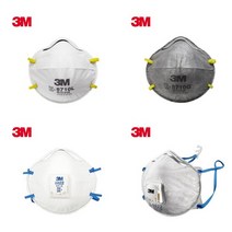 3M 방진마스크 8710L 8710G 8822 8922, 10개입