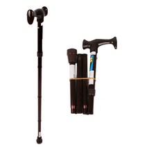 노바 3단 접이식 지팡이, 1개, 브라운