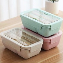 나들이 김밥보관용 1단 도시락통 소풍 반찬통 밀폐통, 그린