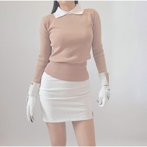 여성골프티셔츠 여자 골프웨어 카라 골프니트 가을 골프복