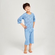 투키즈 7부내의(65호-85호) 쿨소재 찰랑찰랑 부드럽고 넉넉한 사이즈-TES아이스남01