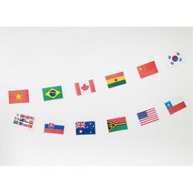 4인세트 아동 미술수업 다문화교육 DIY 만국기 만들기 초등저학년 돌봄센터 노인대학