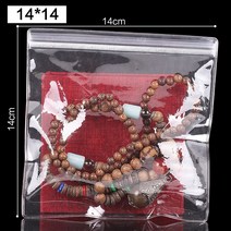 지퍼백 공장 도매 투명 pvc보석 악세사리 염주 포장주머니 장식품 소프트고무 비닐봉지 pvc자봉주머니, T12-13x13cm100개, C03-지퍼 전체머리양면 34철사