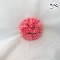 364days 파스텔오렌지 여친 수세미 핸드메이드 수세미 달달한 동글이 커플수세미, 09.레인보우샤베트(개별포장) 1개, 고리x