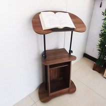 입식테이블 리프트업 좌식 거실탁자 확장형 수납함, 우드