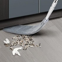 깔끔 빈틈걸레 침대 밑 청소 틈새 밀대 소파 가구 쇼파 옆 먼지 제거, 말대본품+청소포2개
