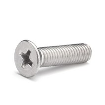 M1.4 접시머리 십자 볼트 카운터 성크 헤드 스테인리스 스틸 서스 304 스크류 나사, 8mm (30pcs)