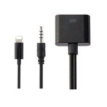 30핀 어댑터 8핀 - 암 컨버터 3.5mm AUX 오디오 케이블 충전 동기화 코드 자동차 화이트 아이폰 아이팟 아이패드 범용 사운드 시스템 도크 스테이션과 호환