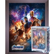 퍼즐피플 마블 어벤져스 엔드게임 모음 직소퍼즐, 500p, 0]어벤져스 엔드게임 히어로 500피스 액자포함(우드월넛)