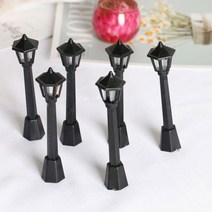 빈티지 미니어처 가로등 화분장식 8cm 3개 싱글족 DIY