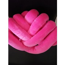 벨벳 자이언트얀 1kg 가방 뜨개실 망고실 슈퍼 청키 원사 코튼 벨벳 부드러운 양모 부피가 큰 팔 로빙 니트, 한개옵션1, 11 hot pink