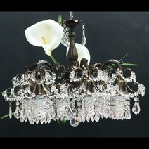 건우아트 모나미6등 크리스탈 샹들리에 샹들리에/실링팬, 엔틱