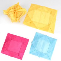 떡보자기 떡바구니 색보자기 명절떡포장 송편주머니 떡만들기 유치원 돌잔치, 떡보자기 - 핑크