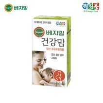 베지밀 건강 맘 두유 190mlx48, 중