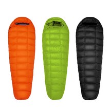 듀라맥스 동계머미형침낭 구스다운 1000g 입체봉제 겨울 백패킹 차박, 1600g, 블랙