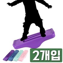 시소 위에 올라가 균형 운동을 익히는 시소 X 2개입, TM PJ퍼플_밸런스시소 시즌2