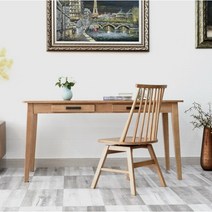 에스더 원목 컴퓨터 책상 (1500 size), 1500, 추가안함