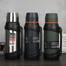 물통 보냉병 보온물병 물병 [MJ무역] 대용량 보온병 대형 캠핑 텀블러, 보온병1300ml/블랙