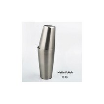 보스턴 칵테일 셰이커 마티니 바 800ml 스테인레스 스틸 플레어 믹싱 틴 세트, Matte Finish