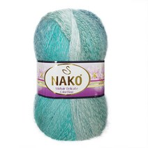 [니뜨] 나코컬러플로우실 (100g) (10+1) [뜨개실도안제공], 28080_나염에메랄드