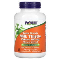 나우 푸드 밀크 시슬 추출물 300mg 베지 캡슐, 50개