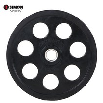 사이먼 원판 7구 블랙 2.5Kg~20kg 2개(1세트) 심플렉스 중량원판 바벨, 10kg