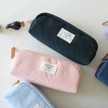 라벨라비타 고학년필통 천 대학생 중학생 빅사이즈 큰필통 대용량 파우치 고등학생 필통, 스카이