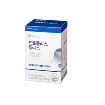 종근당건강 와일드비 프로폴리스 플러스 몸속염증제거 면역력높이는영양제 60캡슐, 7개, 00. 60캡슐