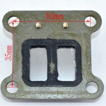 47cc 2 스트로크 리드 밸브 포켓 자전거 미니 ATV/먼지, 한개옵션0